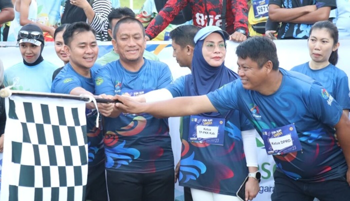 Ober Datte: Fun Run Lutim Juara Jadi Wadah Kebersamaan Dan Budaya Hidup Sehat