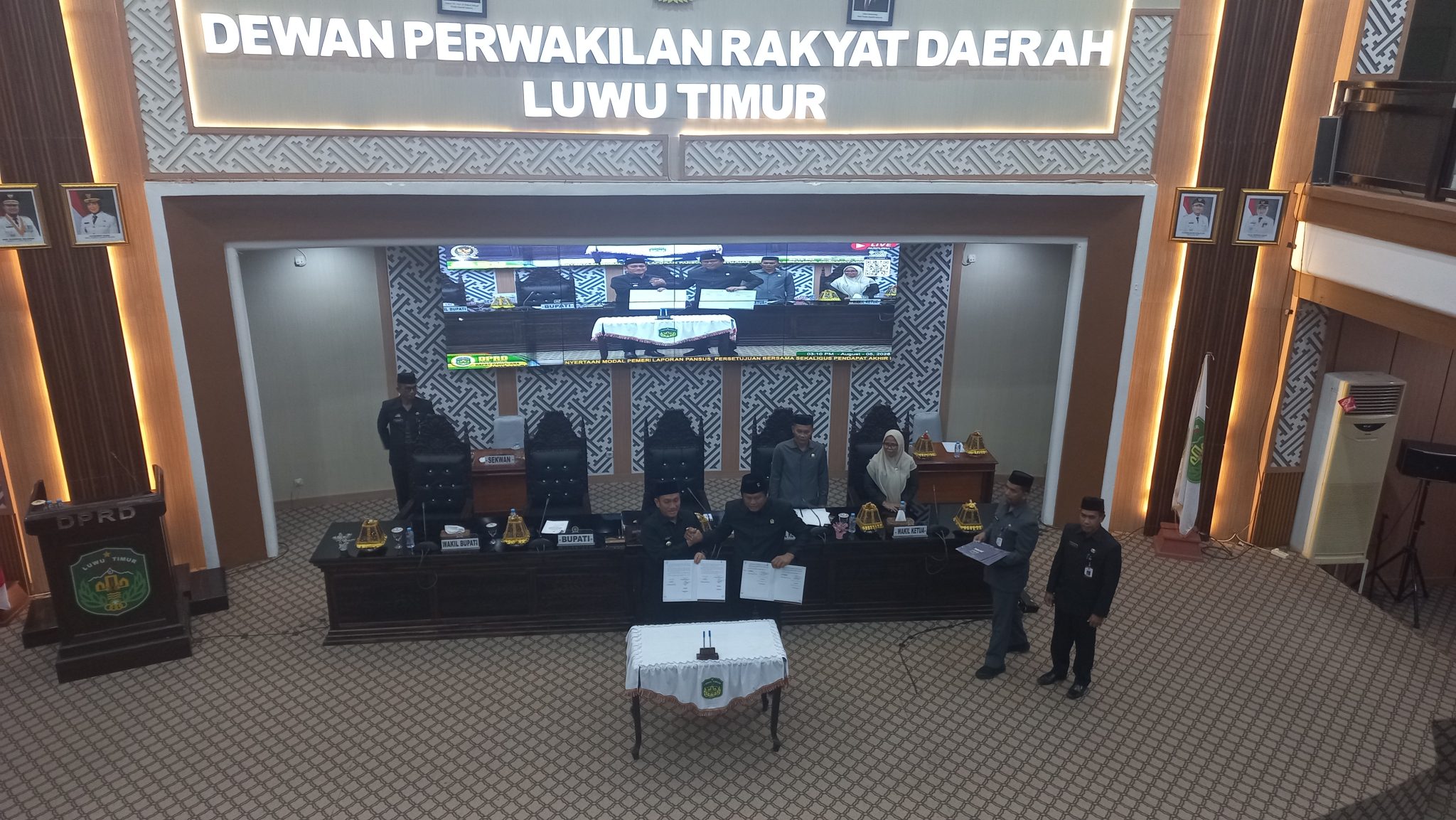 Lima Fraksi DPRD Luwu Timur Setujui Perubahan Penyertaan Modal Perumdam Waemami